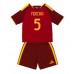 AS Roma Evan Ndicka #5 Dětské Oblečení Domácí Dres 2026-27 Krátkým Rukávem (+ trenýrky)